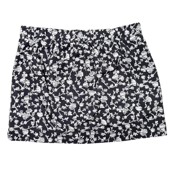 J Jill Fit On The Go Skort Skirt Floral Pockets 2X Golf/Tennis Black Lot Of 2! - Picture 3 of 16
